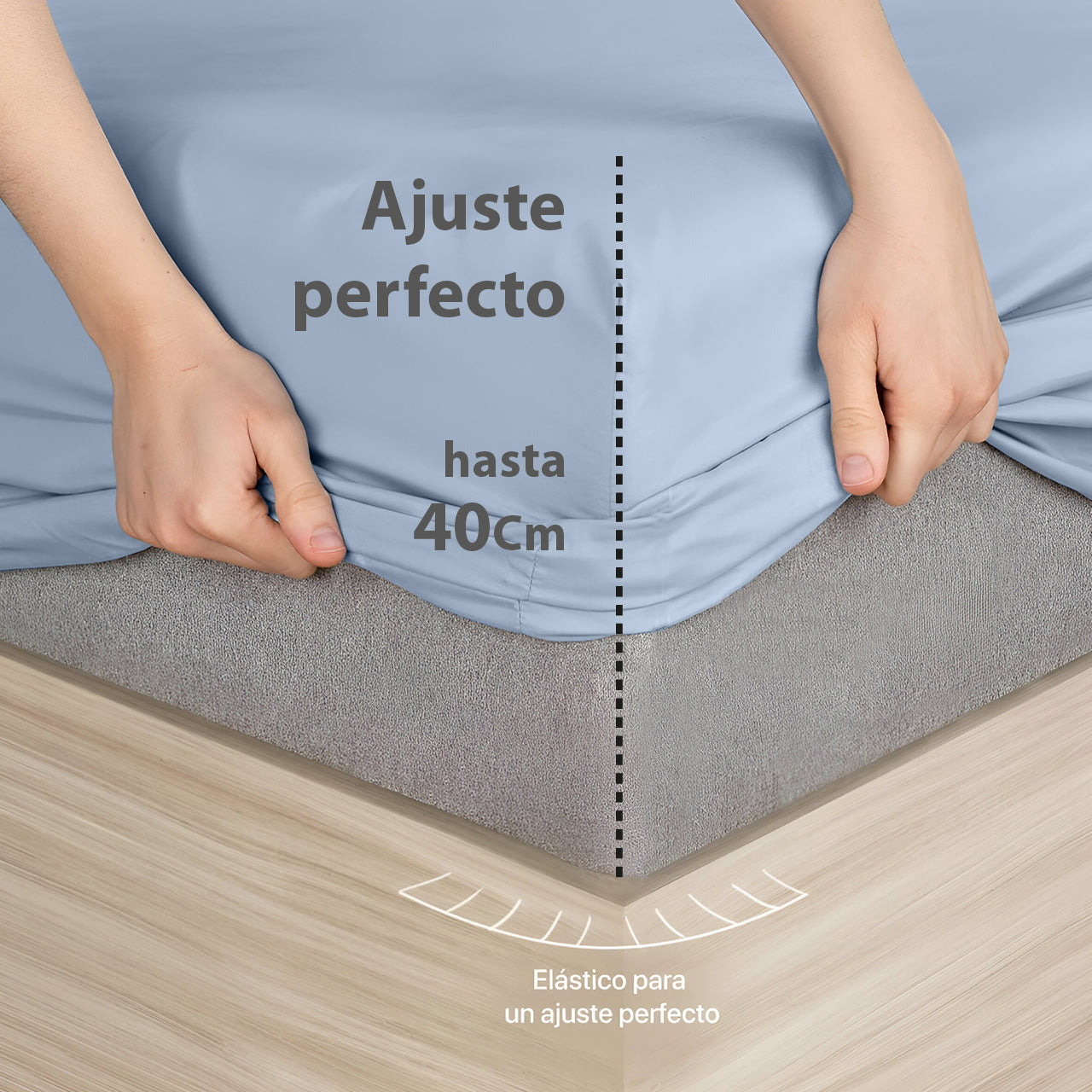Set de sábanas con bordado