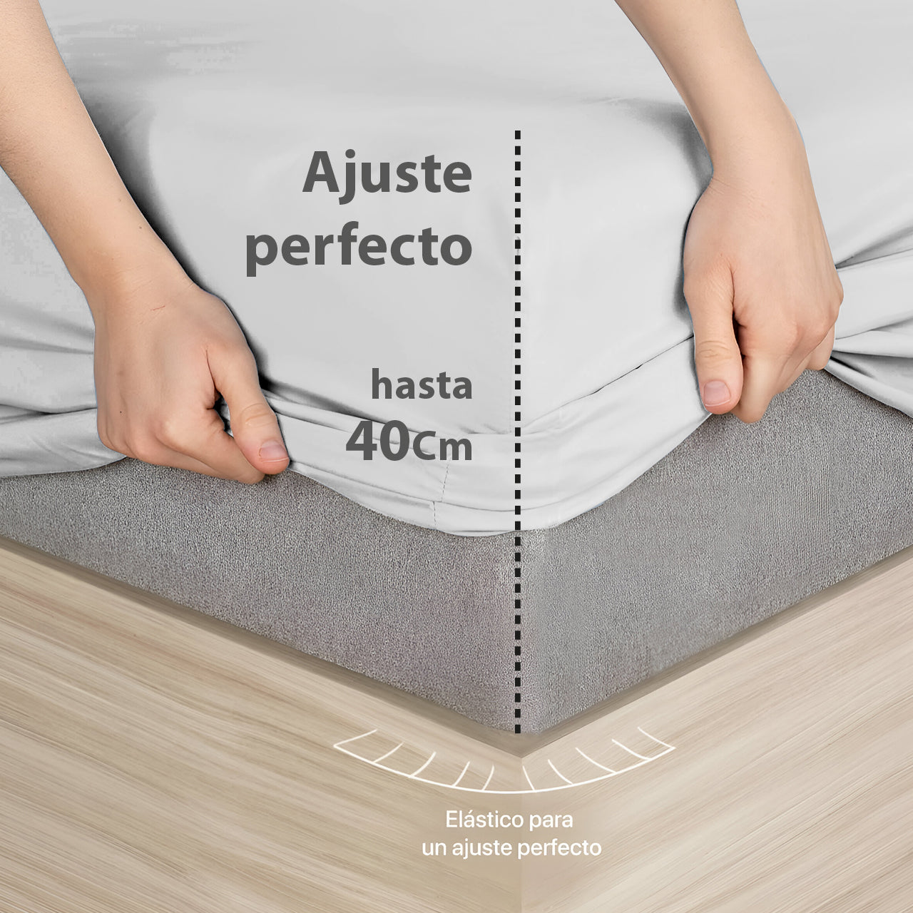 Set de sábanas con bordado