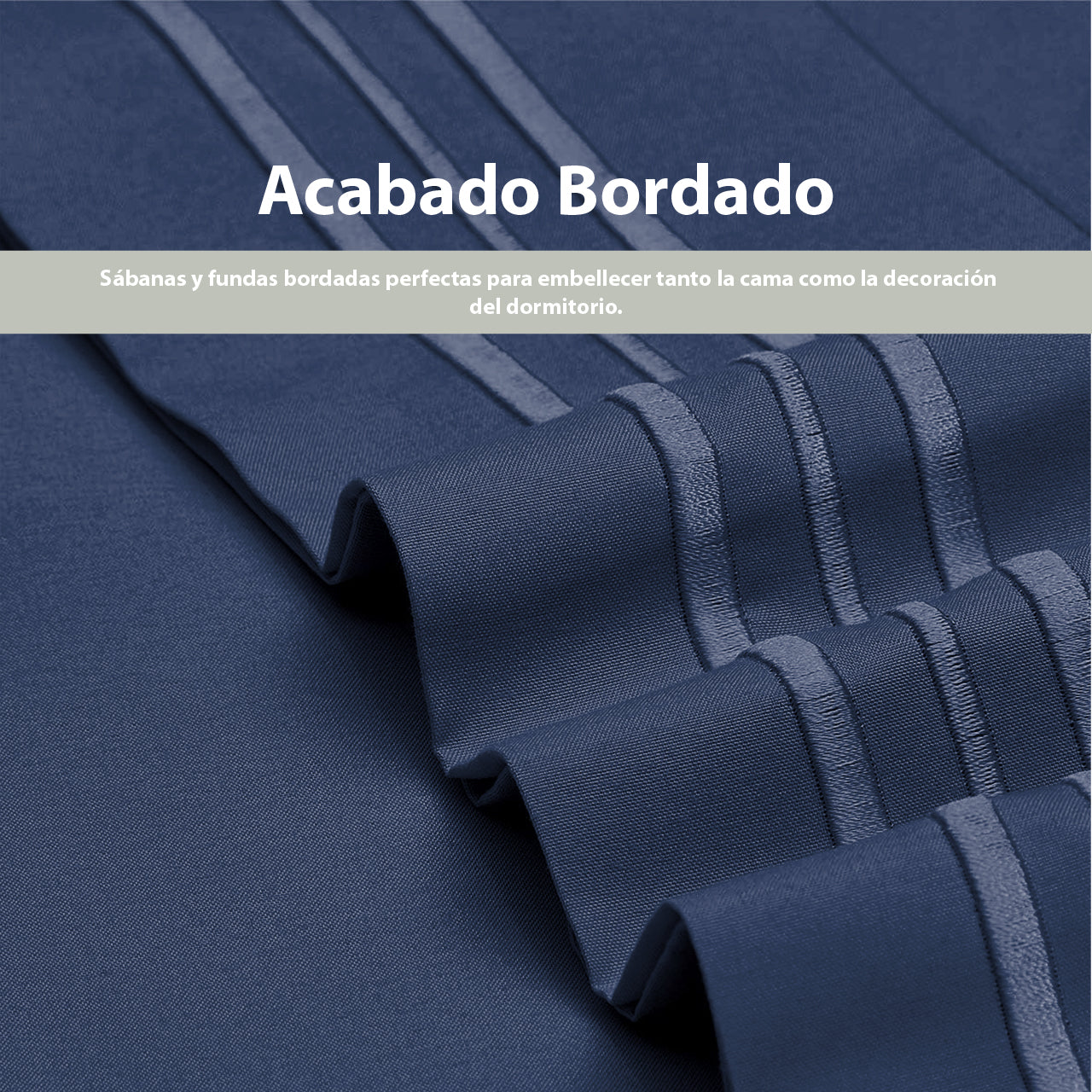 Set de sábanas con bordado
