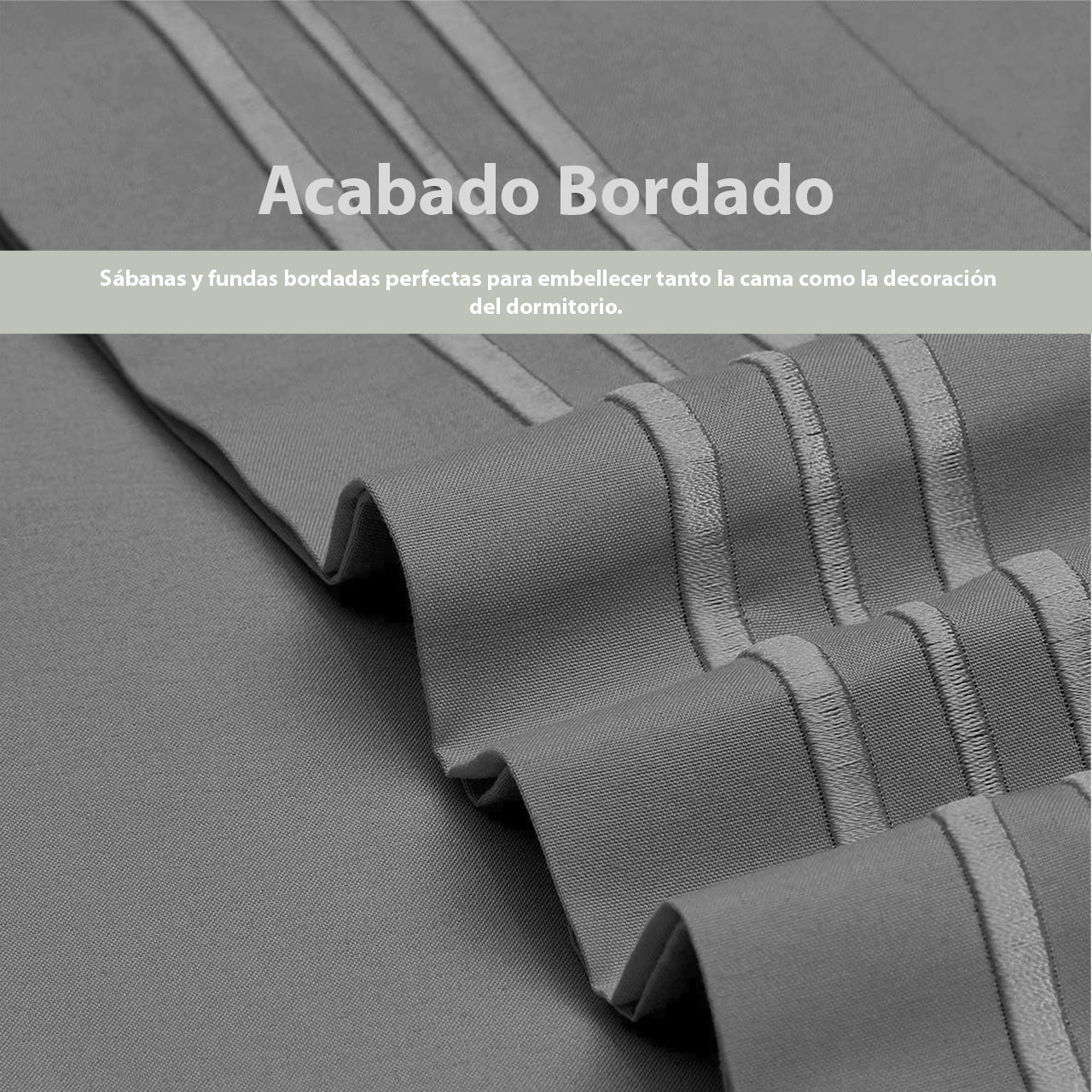 Set de sábanas con bordado