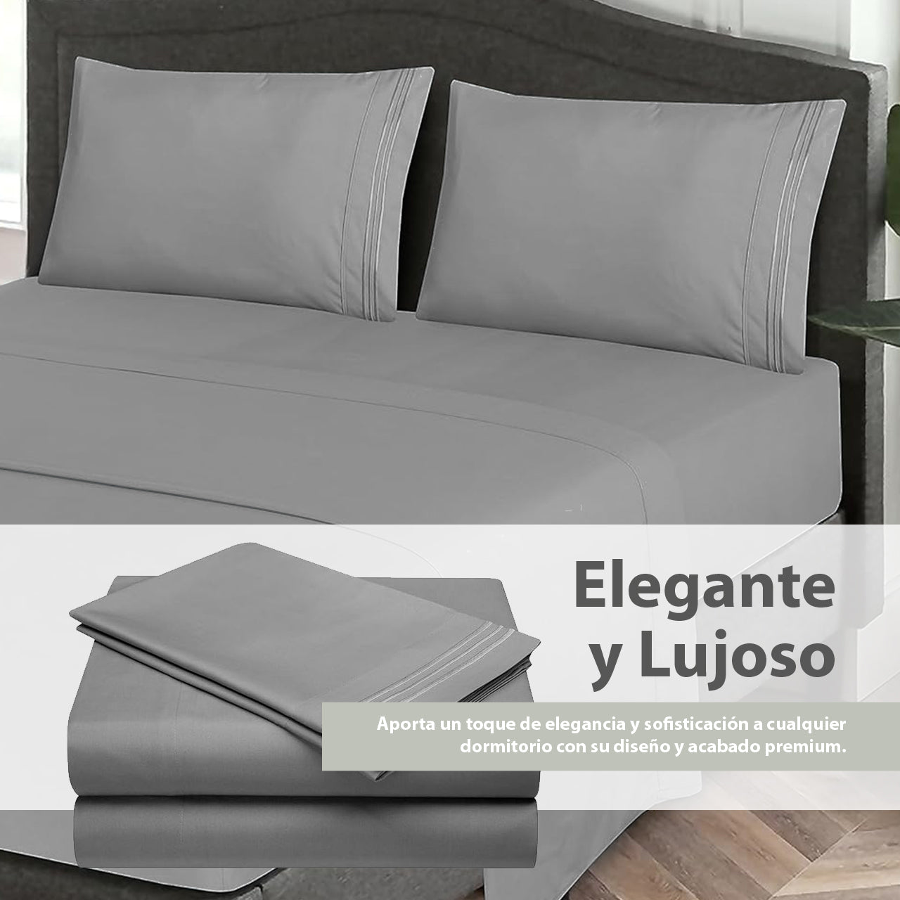 Set de sábanas con bordado